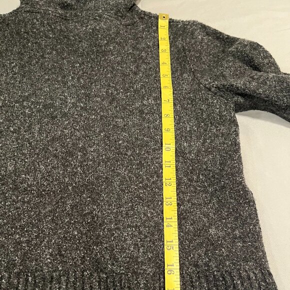 Lux Black Zip Cardigan Sweater Size M - Picture 3 of 4